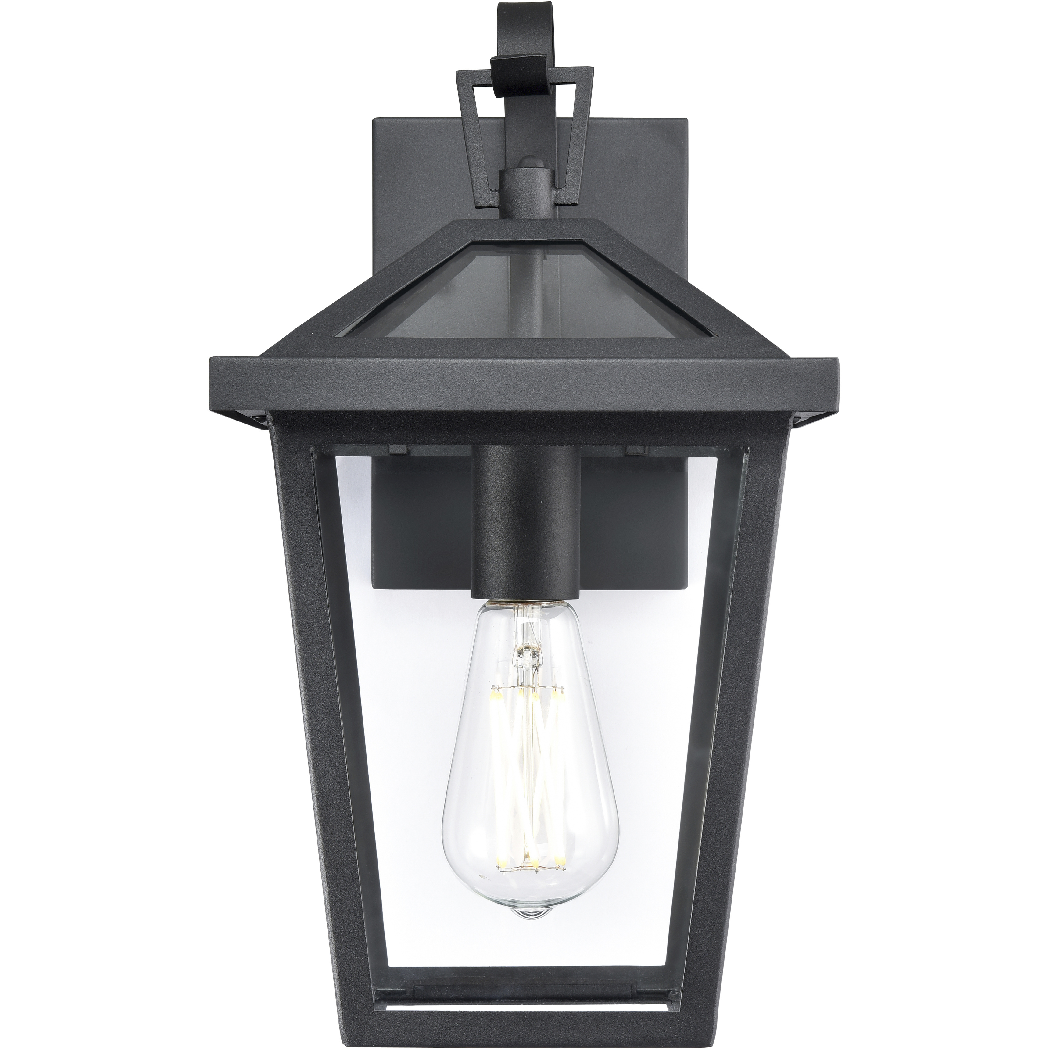 Mensun 1 Light 14.5 inch Textured Black Outdoor Wall Sconce